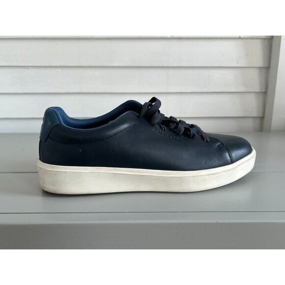 Cole Haan Mens Navy Blue Leather Grand Crosscourt Traveler Sneaker Shoe Size 36 - Picture 3 of 12